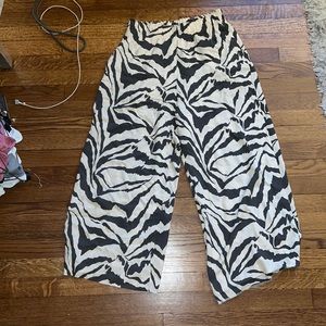 Zebra stripe pants so comfortable